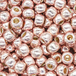 Японский бисер TOHO Round 6/0 (№PF552), непрозрачный глянцевый с металлическим блеском