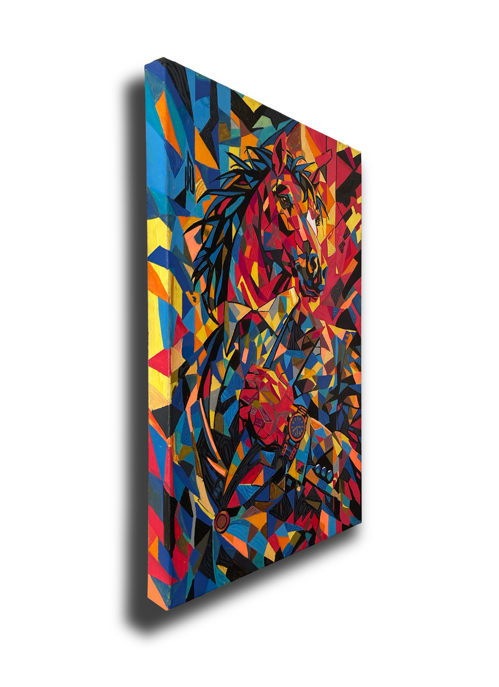 Полигональный конь