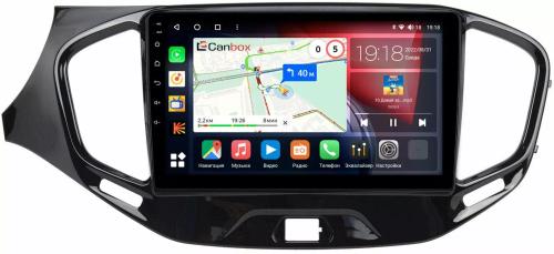 Магнитола для Lada Vesta 2015-2022, Vesta Cross - Canbox 9109/9109-1 Qled, Android 10, Быстрая, SIM-слот