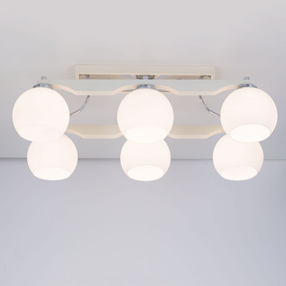 Citilux Ариста CL164362 Люстра деревянная Светлая