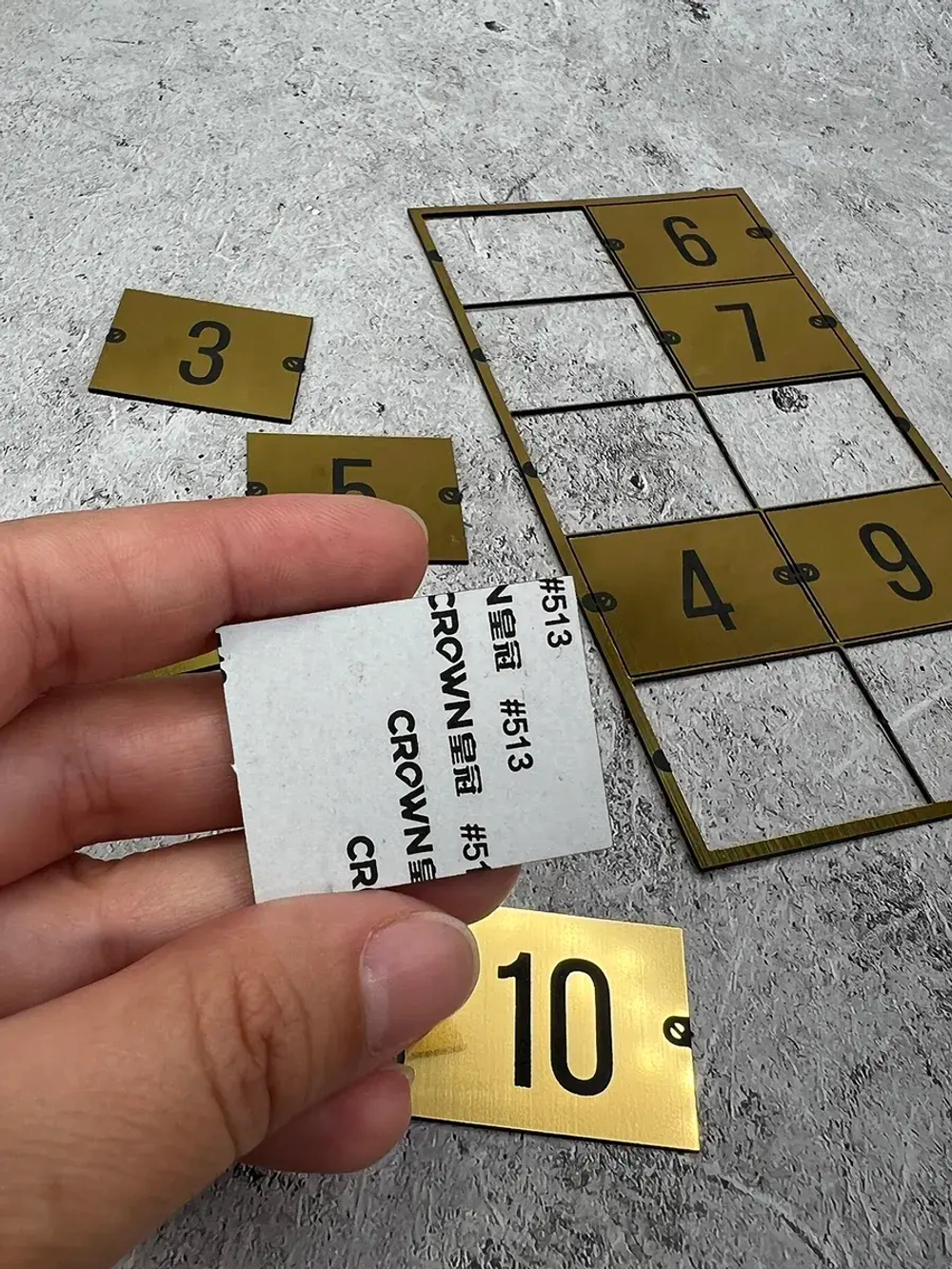 Нумерация на шкафчики, набор