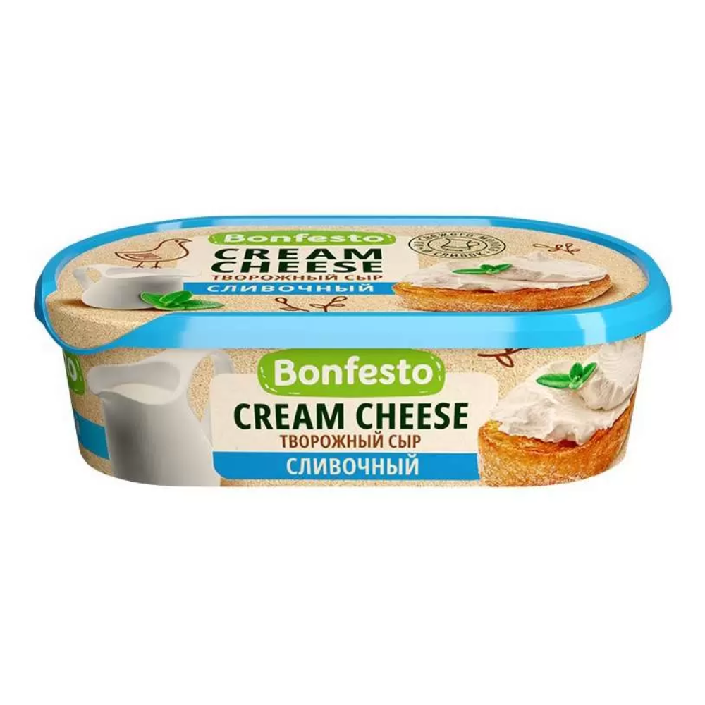 Сыр Bonfesto Cream Cheese сливочный 65% 140 гр
