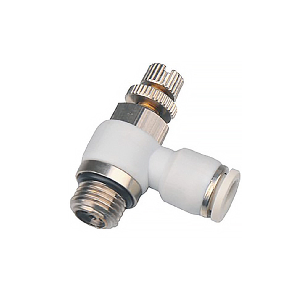 GRLA-G1/2-QS-8-RS-B Дроссель цанговый угловой