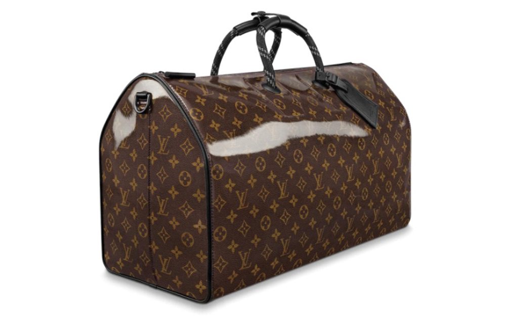 LOUIS VUITTON Keepall Bandouliere Monogram Glaze 50 Brown