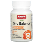 Jarrow Formulas, Zinc Balance, цинк, веганская добавка, 100 растительных капсул