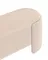 Банкетка Taks 115х41 см, молочный велюр