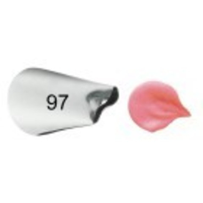 Насадка "Лепесток розы" №97 изогнутая (L=10 D=18 H=30 мм)