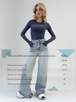 Лонгслив 2024 однотонный с вырезом под палец