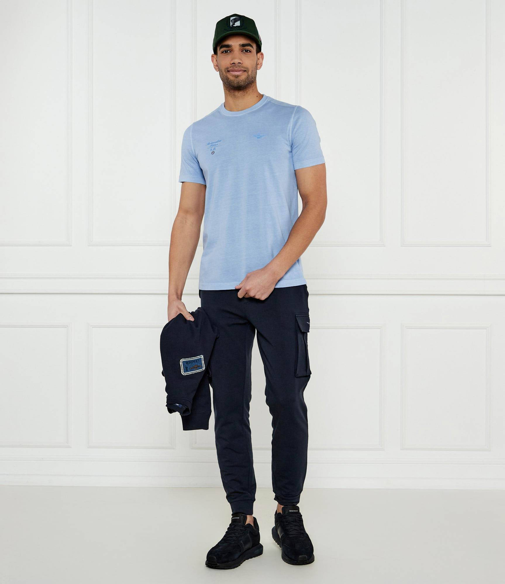 Футболка Aeronautica Militare - голубой(TS2392J677)