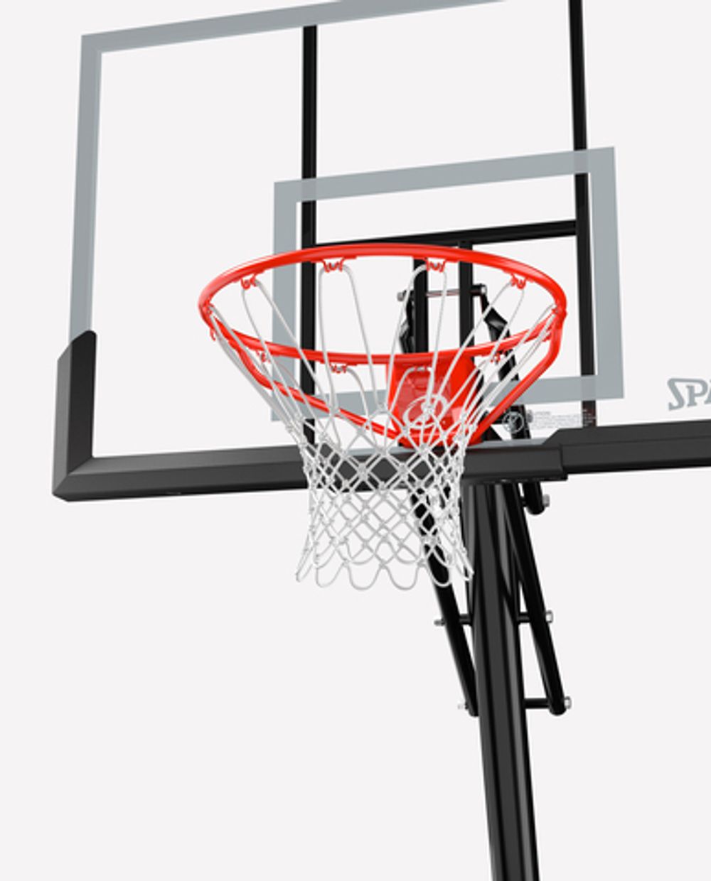 Баскетбольная стойка мобильная, акрил Spalding 54’ Gold Portable