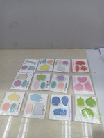 Блок для записи "Мысли", 3 -4 штуки, 4 цвета микс