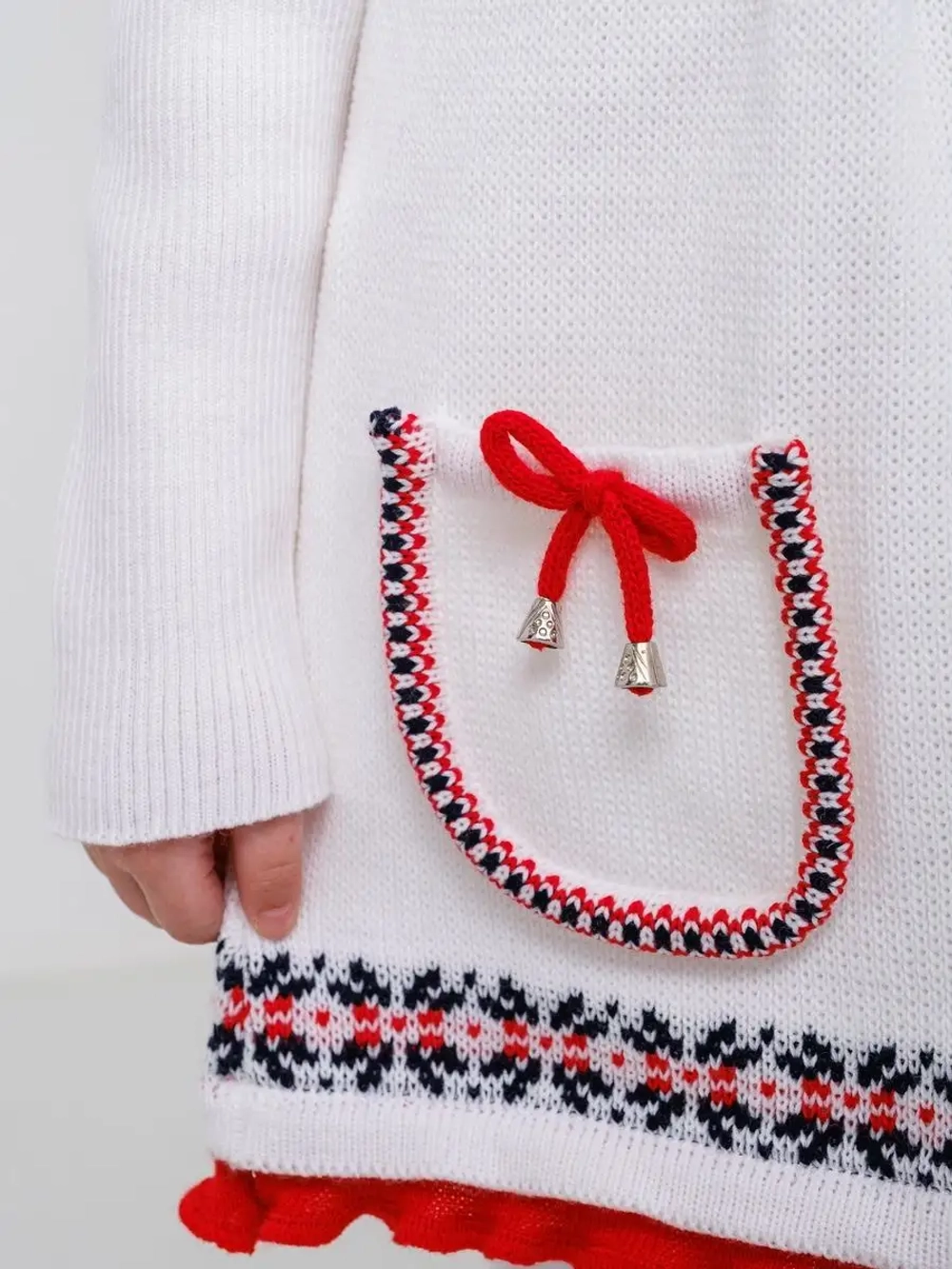 Сарафан вязаный для девочки