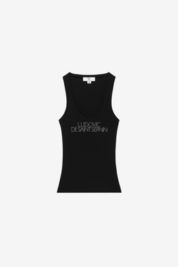 ZARA X LUDOVIC DE SAINT SERNIN ТОП БЕЗ РУКАВОВ, ЧЕРНЫЙ