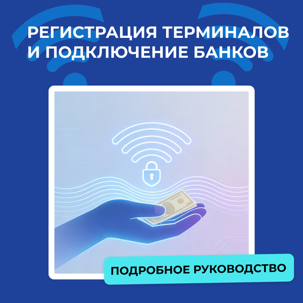 Регистрация терминалов и подключение банков Регистрация терминалов и подключение банков