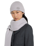 Кашемировая шапка с логотипом