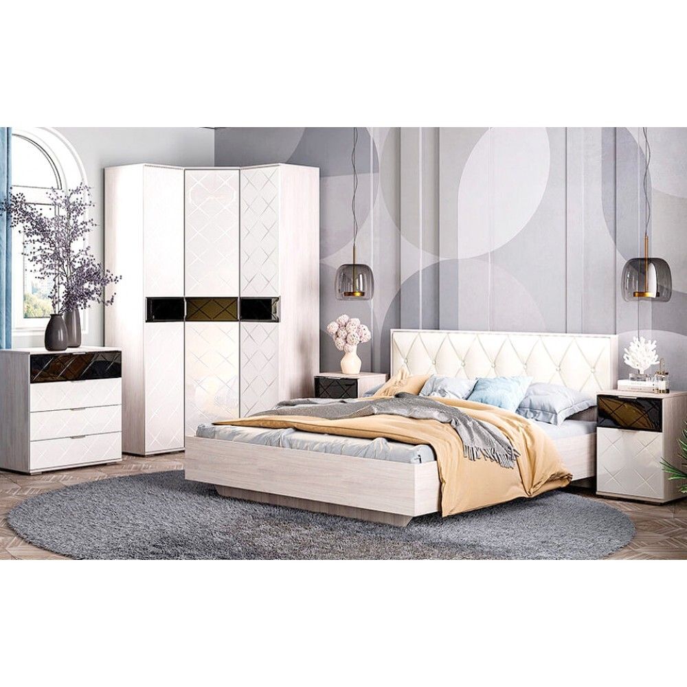 Кимберли Кровать двойная 1,6 КР-13 БЕЗ НАСТИЛА