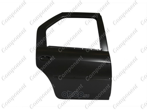Дверь Renault Logan задн. прав. до 2014 г. (под молдинг) (COMPONENT)