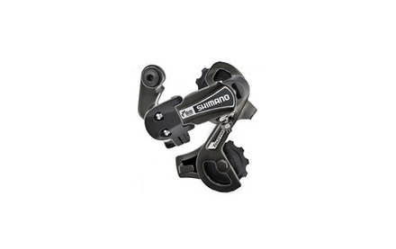 Переключатель задний Shimano Tourney, TY21-B, SS, 6 скоростей, крепление на болт, черный