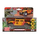 Модель ин. мет. "Hummer Пикап" 12см, двери, окрас динозавр, коробка SB-18-09-H1-DINO(WB) (Технопарк)