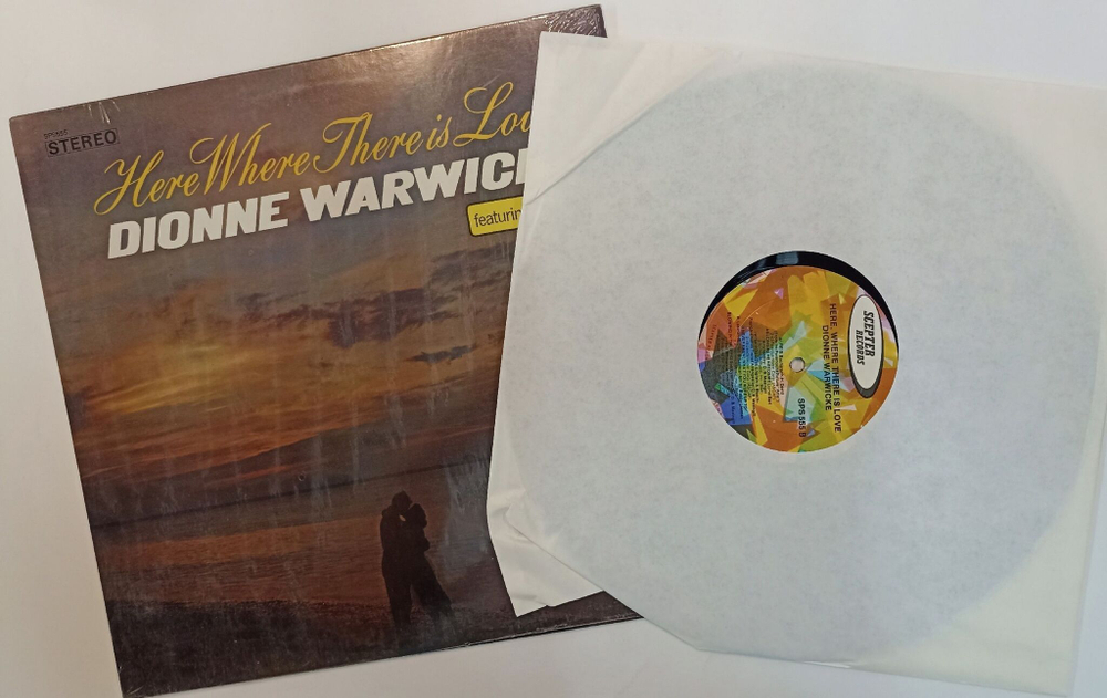 Винтажная виниловая пластинка LP Dionne Warwick Here, Where There Is Love (USA 1971)