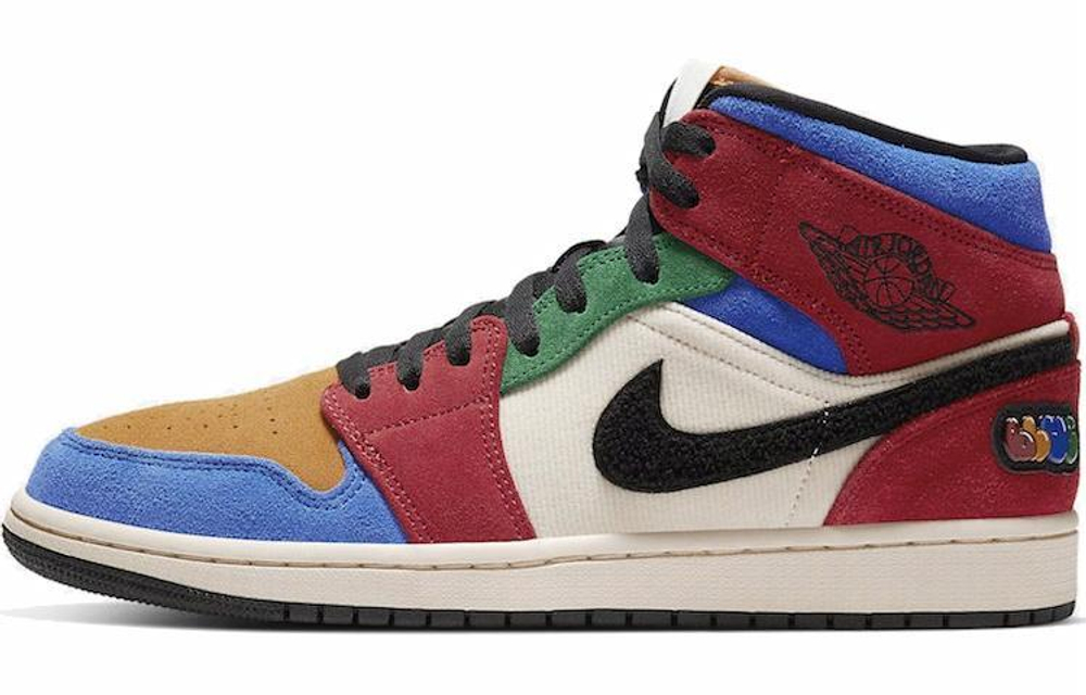 Кроссовки Blue The Great X Jordan Air Jordan 1 Mid Fearless