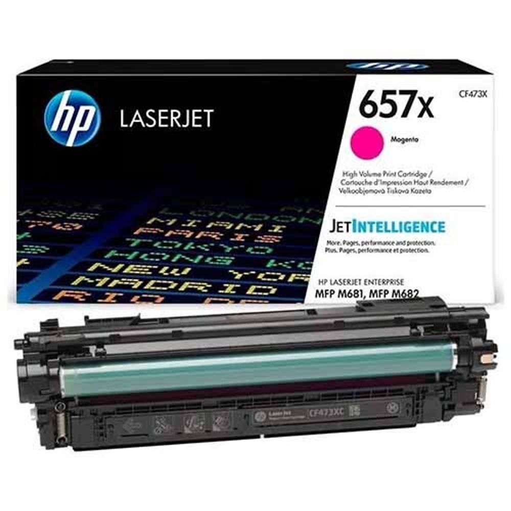 Картридж HP CF473X (657X) для M681, M682 пурпурный