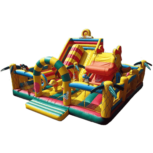 Надувной батут "Мульти-сафари-утка" 10*7*5 м