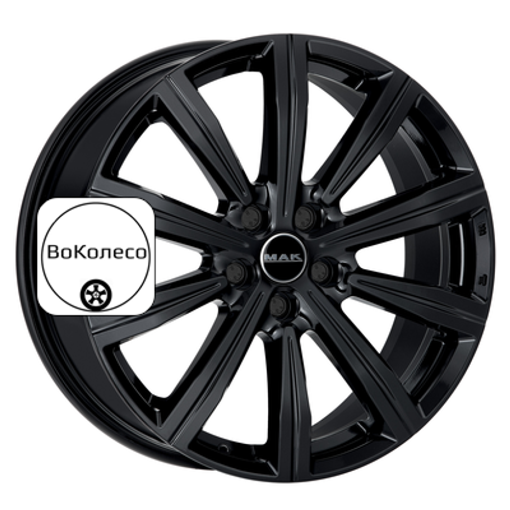 9,5x22/5x120 ET43 D72,6 Birmingham Gloss Black MAK