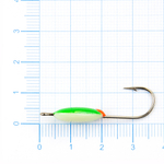 Мормышка фосфорная 106, №4 Long+,ABC (набор 32шт)