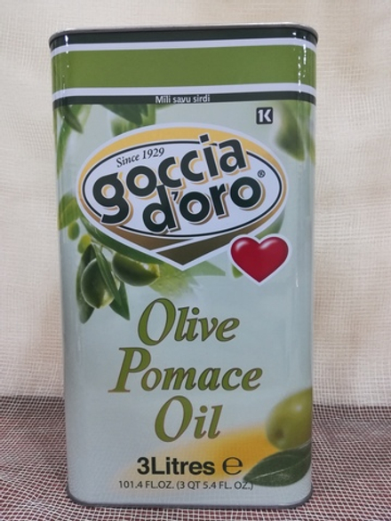 Оливковое масло Goccia D'oro рафинированное 3л Италия