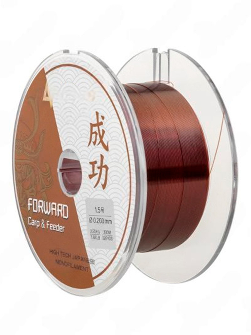 Леска для рыбалки Nisus FORWARD Carp&Feeder brown Nylon 0,437mm/150m (N-FCF-0437-150)
