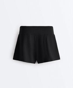 OYSHO Двойные шорты Compressive Pocket 10 см, черный