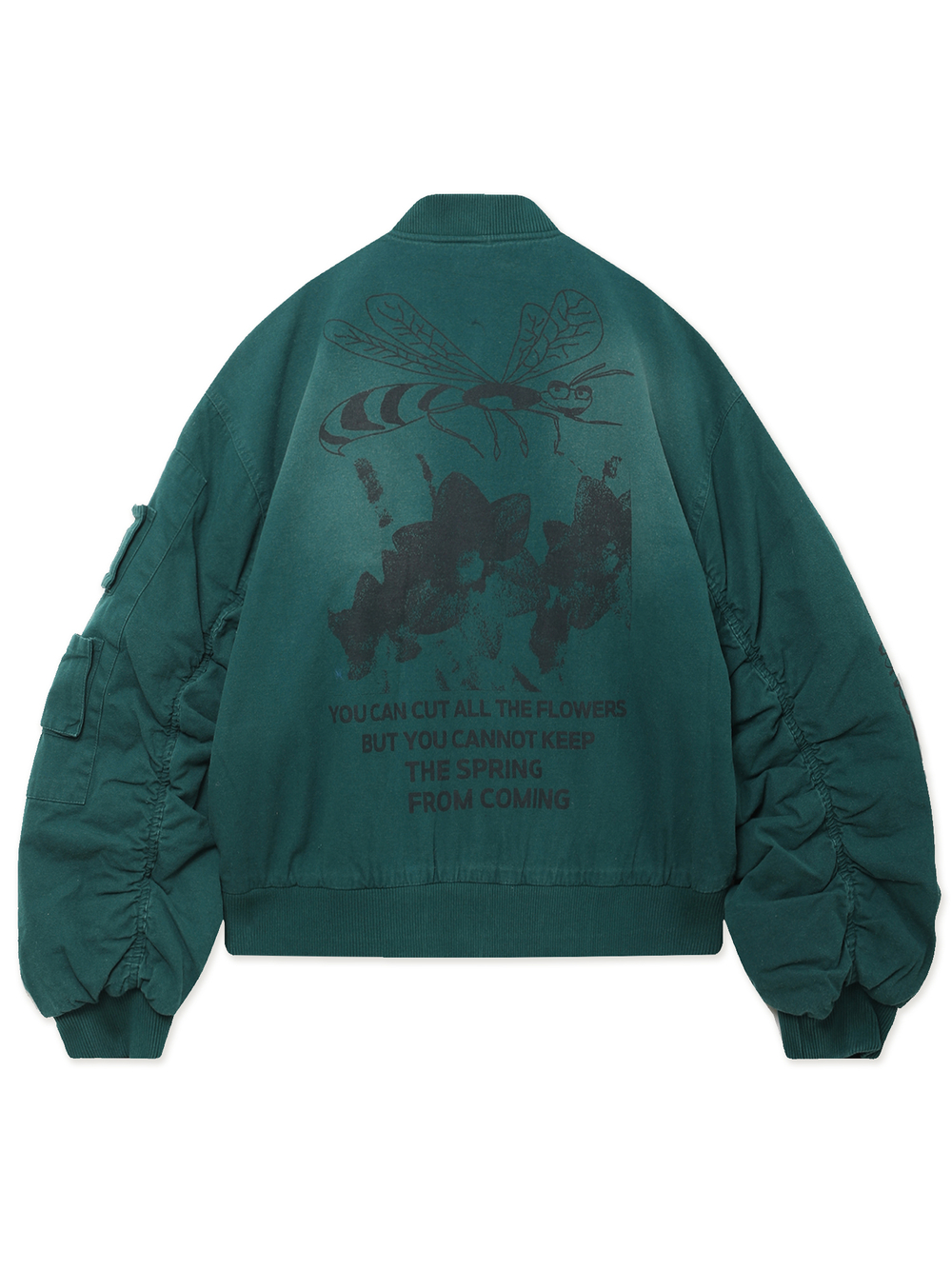 Мужской Бомбер All The Flowers Reversible