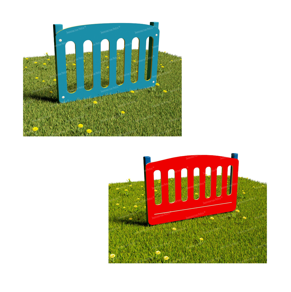 Забор уличный из экопластика Мини-мост, секция 1000х740 мм