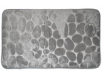 Коврик для ванной Камни 50*80см (cерый)
