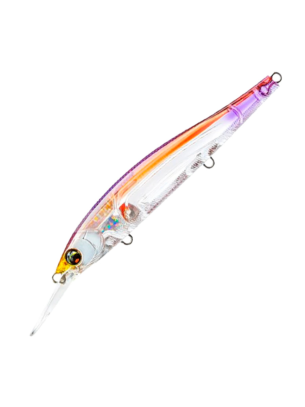 Воблер для рыбалки Duel L-Bass Jerkbait 110SF F1238 #HWS, 110 мм, 15 г, медленно всплывающий, минноу