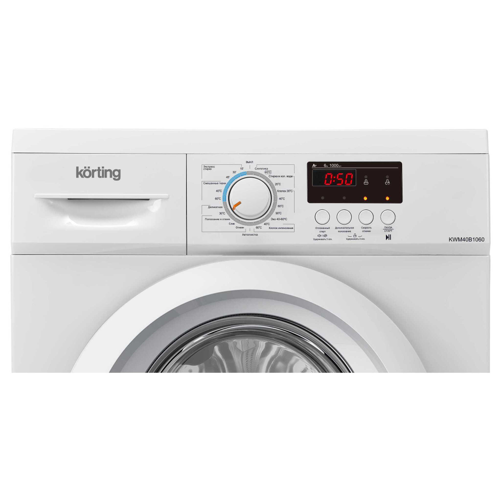 Узкая стиральная машина Korting KWM 40B1060 фото 3