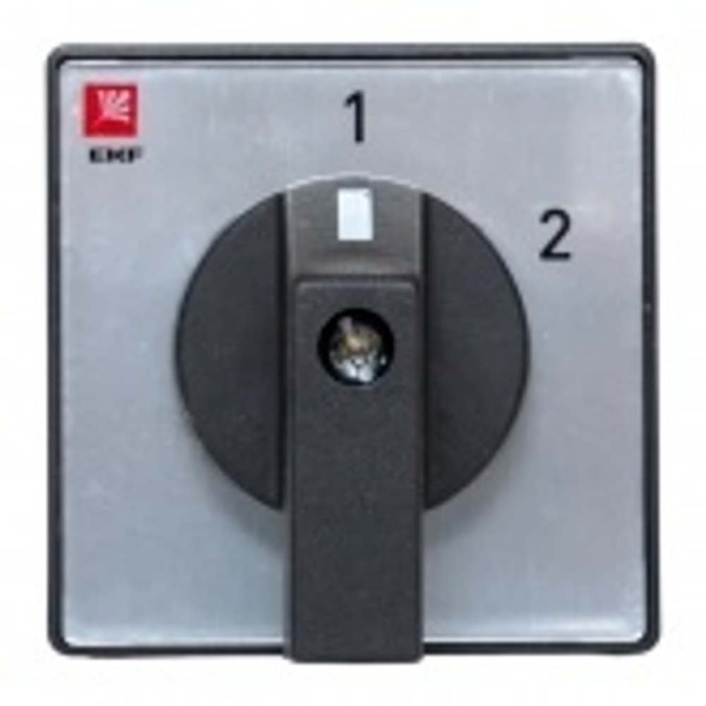 Переключатель кулачковый ПК-1-52 10А 2P "1-2" IP20 EKF pk-1-52-10
