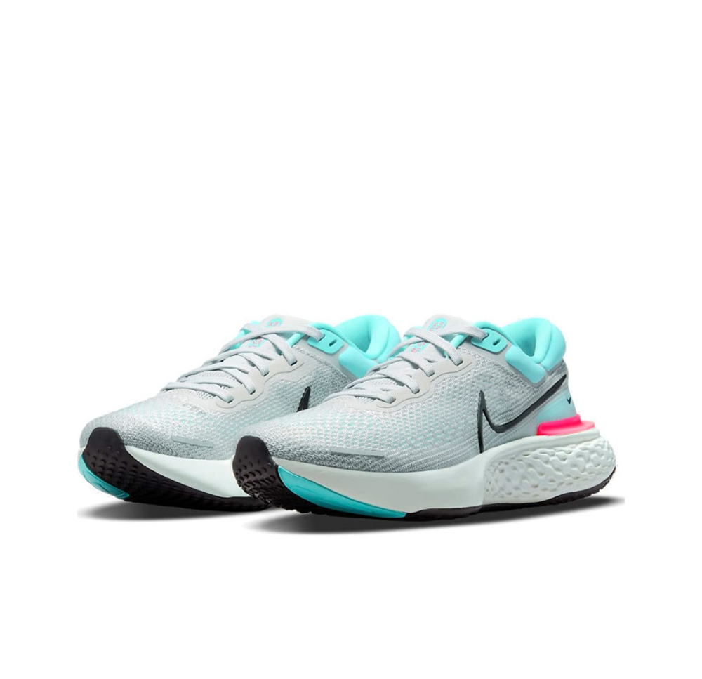 Мужские кроссовки Nike ZoomX Invincible Run Flyknit 'Grey Fog Dynamic Turquoise' CT2228-003