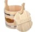 Запарник 9 л, «Банные штучки» с пластиковой вставкой, с крышкой, липа