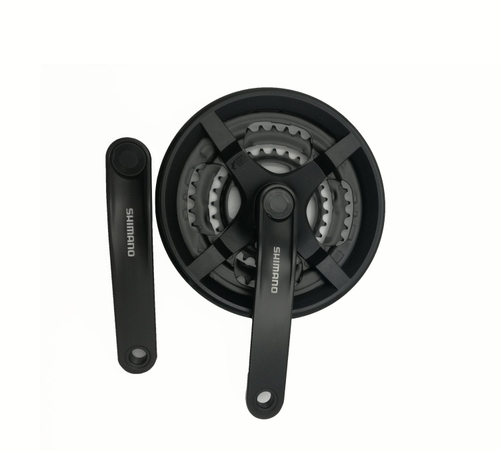 Система Shimano TY301, 170мм, Кв, 48/38/28, с защитой, черн, б/уп