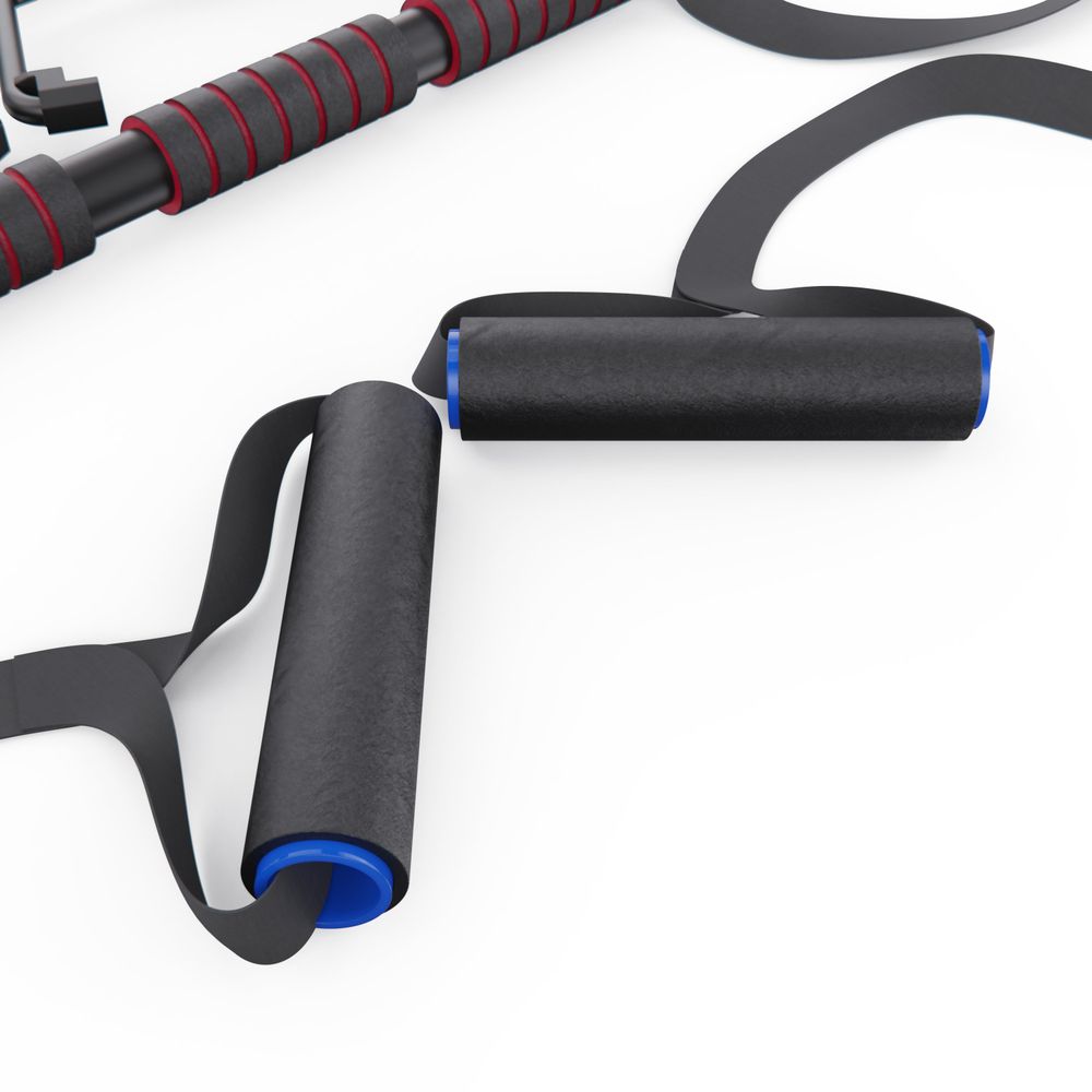 Дверной турник DFC SPORTSTECH KS500 со станцией для отжиманий на брусьях