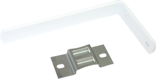 ДЕРЖАТЕЛЬ НАСТЕННЫЙ С КРЕПЛЕНИЕМ Д/ГАРДИН 120ММ ПОЛИМЕР