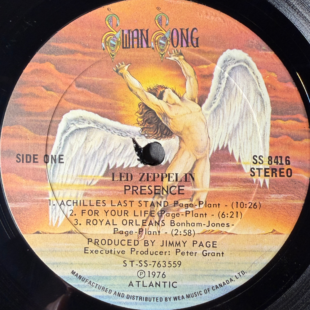 Виниловая пластинка Led Zeppelin ‎– Presence LP