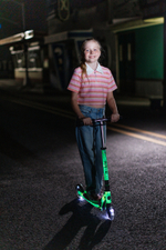 Самокат Micro Sprite Glow (светится в темноте) LED, Art Млечный путь