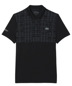 Теннисное поло Lacoste Tennis x Novak Djokovic - black