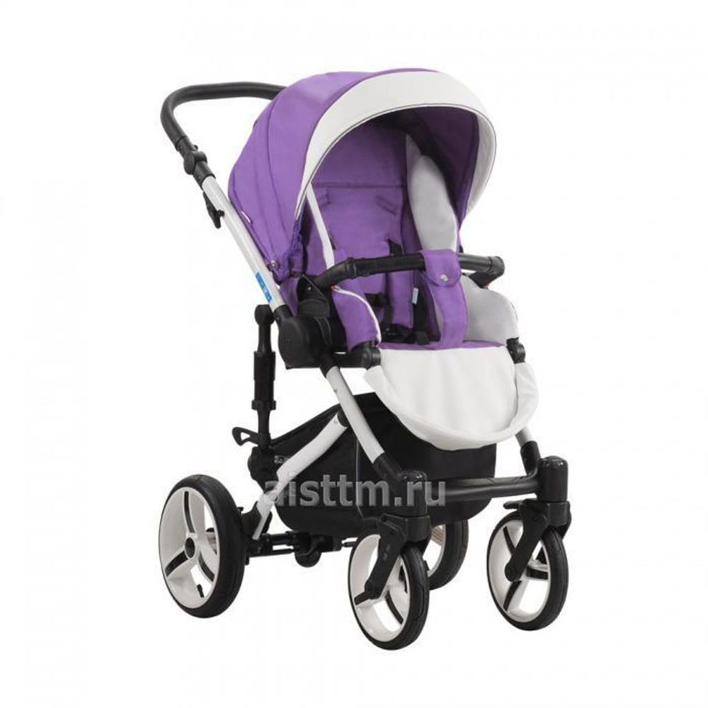 Коляска прогулочная LOYDI фиол/бел. (AroTeam)