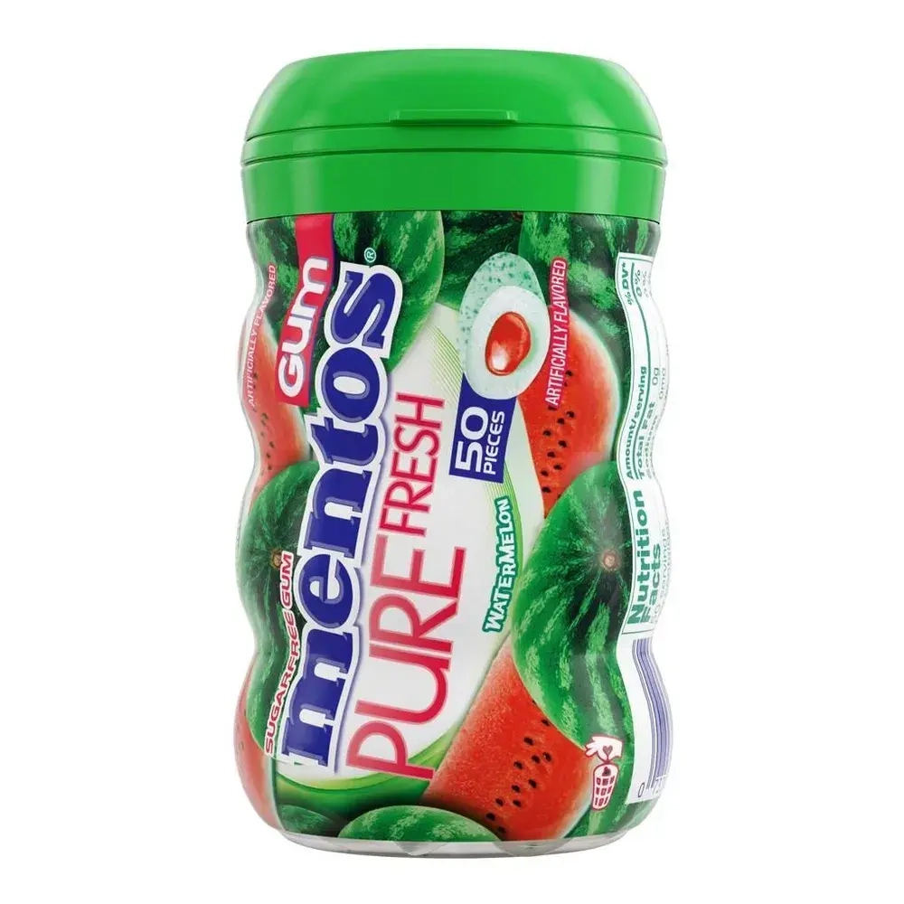 Жевательная резинка Mentos Pure Fresh со вкусом арбуза, 61 гр