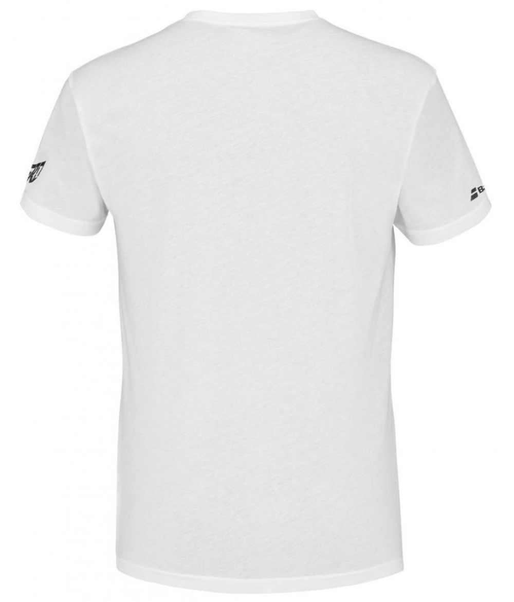 Мужская теннисная футболка Babolat Aero Cotton Tee - белый
