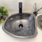 Раковина из речного камня RS-63485 (44*36*16) 0122